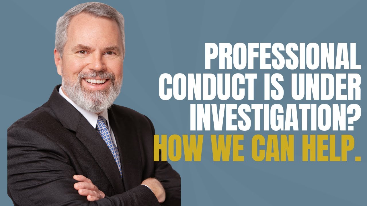 How Can Chandler Law Help Me if I am a Lawyer and My Professional Conduct is Under Investigation?